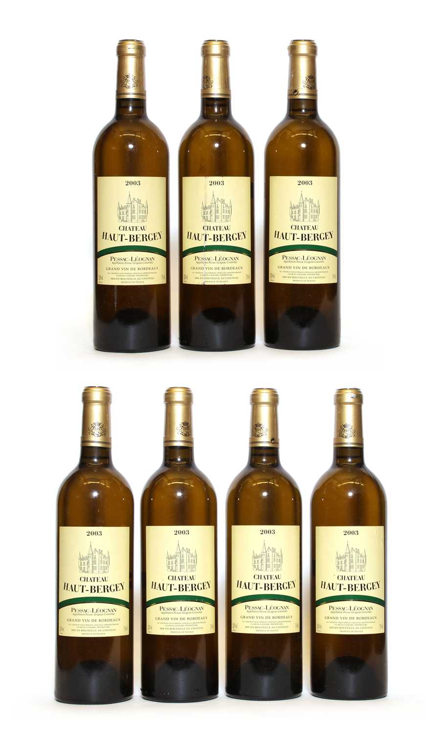 Lot 26 - Chateau Haut-Bergey Blanc, Pessac-Leognan, 2003, seven bottles