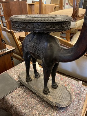 Lot 965 - An Indian carved teak occasional table