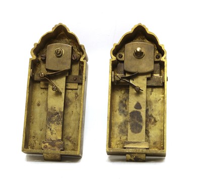 Lot 152 - A pair of gilt metal door fittings