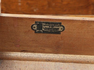 Lot 111 - An Art Deco burr walnut and ebonised dressing table