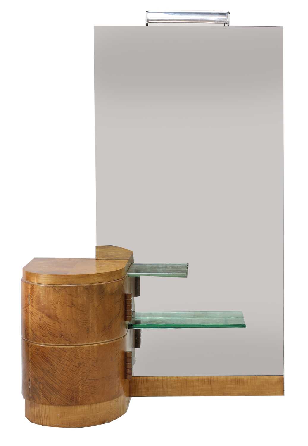 Lot 199 - An Art Deco maple dressing table
