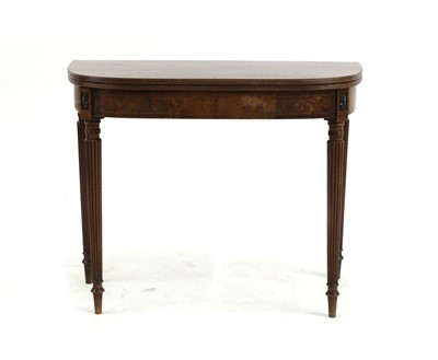 Lot 186 - A Regency mahogany tea table