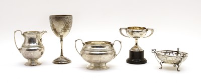 Lot 19 - Five silver items
