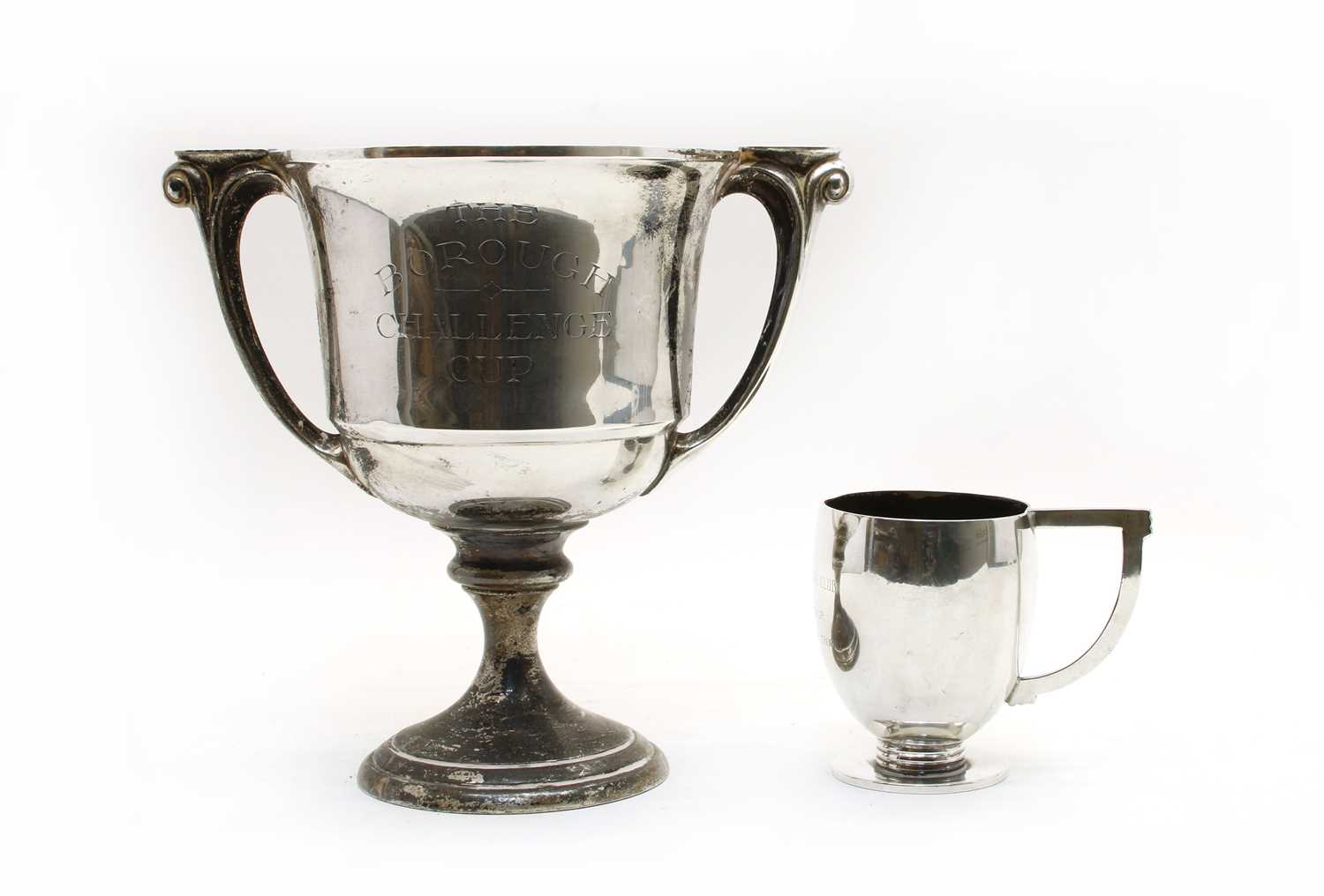 Lot 4 - Two 'Art Deco' period silver trophies