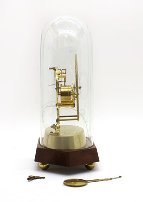 Lot 29 - A 19th century brass skeleton clock
