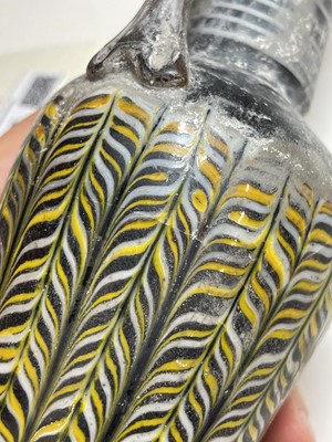 Lot 924 - A Roman marbled glass bottle