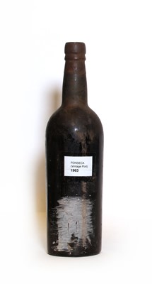 Lot 166 - Fonseca, Vintage Port, 1963, one bottle (label lacking, typed  label only)