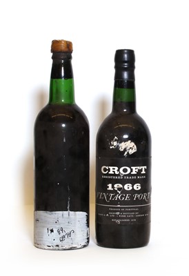 Lot 167 - Croft, Vintage Port, 1966 and Porto Calem, Vintage Port, 1963, one bottle each