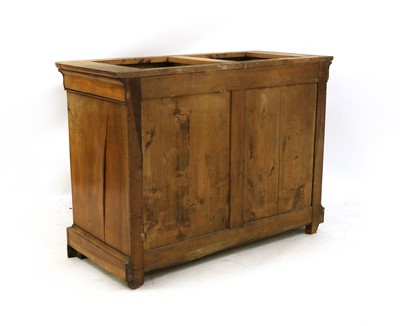 Lot 173 - A French Louis Philippe walnut commode