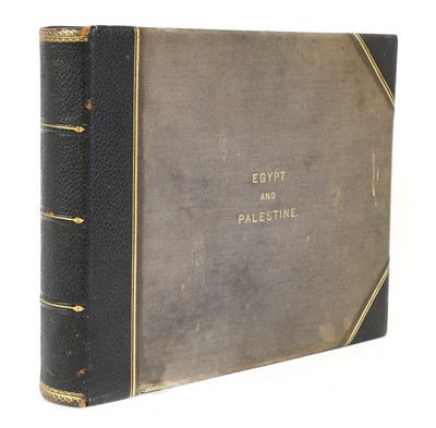 Lot 887 - An album of photographs of Egypt and Palestine