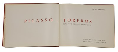 Lot 915 - Picasso: Toreros, Sabartes, France, 1961