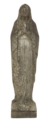 Lot 175 - A Continental carved marble figure