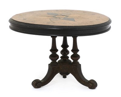 Lot 172 - A Victorian miniature specimen wood centre table