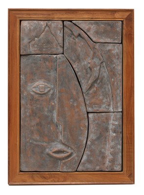 Lot 540 - A pair of terracotta panels