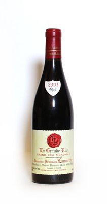 Lot 43 - Vosne Romanee, Grand Cru, La Grande Rue, Domaine Francois Lamarche, 2003, one bottle
