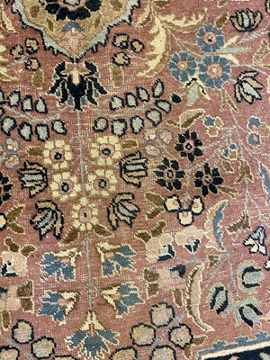 Lot 787 - A large Persian Mashad carpet