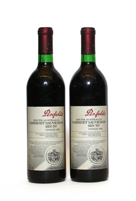 Lot 127 - Penfolds, South Australia Cabernet Sauvignon Bin 707, 1990, two bottles
