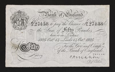 Lot 59 - Banknotes, Great Britain, George V (1910-1936)
