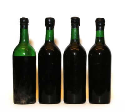 Lot 186 - Vintage Port, no label, plain capsule, four bottles
