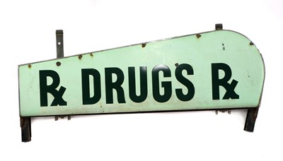 Lot 549 - A VINTAGE AMERICAN DRUGSTORE SIGN