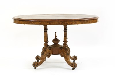 Lot 242a - A Victorian inlaid walnut loo table