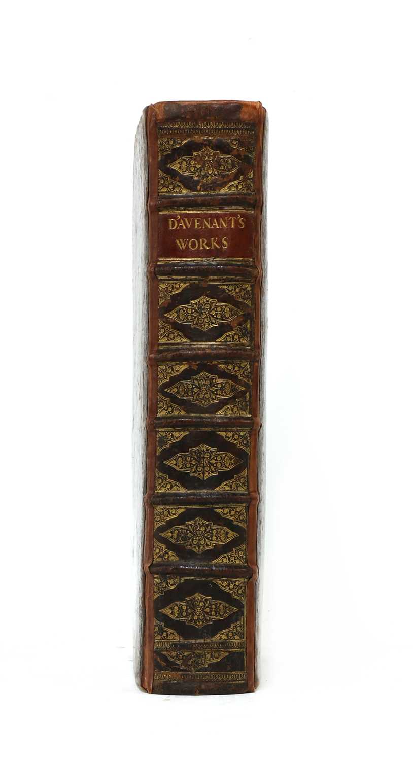 Lot 109 - Davenant, Sir William: The Works of Sir William Davenant Kt
