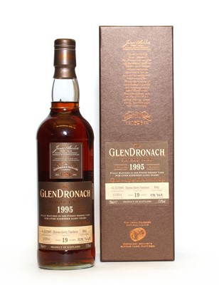 Lot 224 - Glendronach, Highland Single Malt Scotch Whisky, Single Cask, Aged 19 Years, one bottle (boxed)