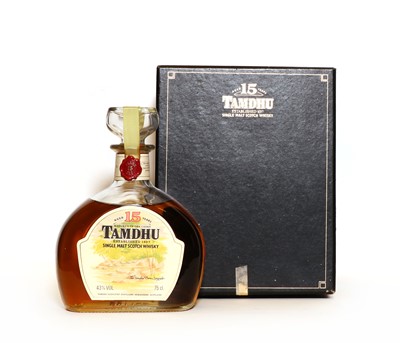 Lot 218 - Tamdhu, Single Malt Scotch Whisky, Aged 15 Years, 1980s bottling, one bottle in decanter