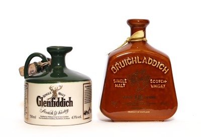 Lot 220 - Bruichladdich, Single Malt Scotch Whisky, Aged 15 Years, one ceramic decanter and one other