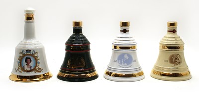 Lot 140 - Bells assorted commemorative whisky decanters of various size