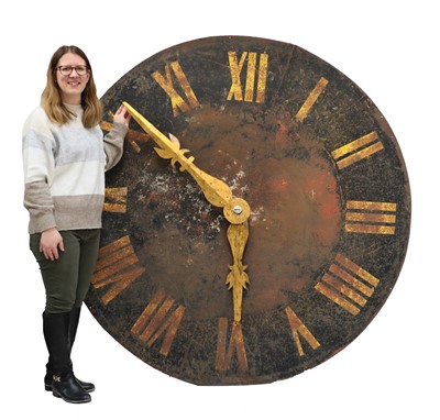 Lot 416 - GIANT TOWER CLOCK FACE