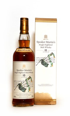 Lot 227 - Macallan, Speaker Martins Single Highland Malt Whisky, 10 Years Old, early 2000s bottling, 1 bottle