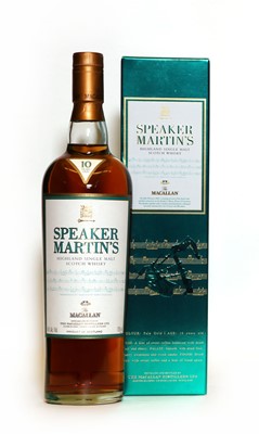 Lot 228 - Macallan, Speaker Martins Single Highland Malt Whisky, 10 Years Old,  one bottle