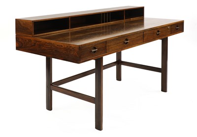 Lot 473 - A Danish rosewood 'Flip-Top' desk