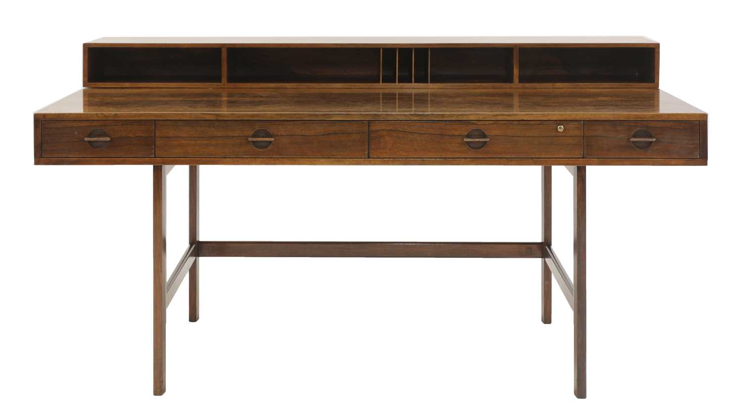 Lot 473 - A Danish rosewood 'Flip-Top' desk