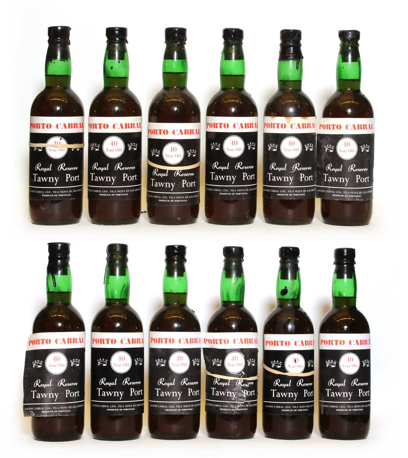Lot 178 - Porto Cabral, 40 year old Tawny Port, 12 bottles