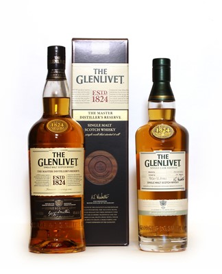 Lot 232 - The Glenlivet, Single Cask Edition, Legacy, Aged 16 Years, one bottle and another Glenlivet