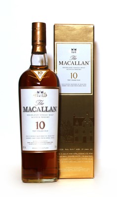 Lot 237 - The Macallan, Highland Single Malt Scotch Whisky, 10 Years Old, 40% vol., 700ml, one bottle (boxed)