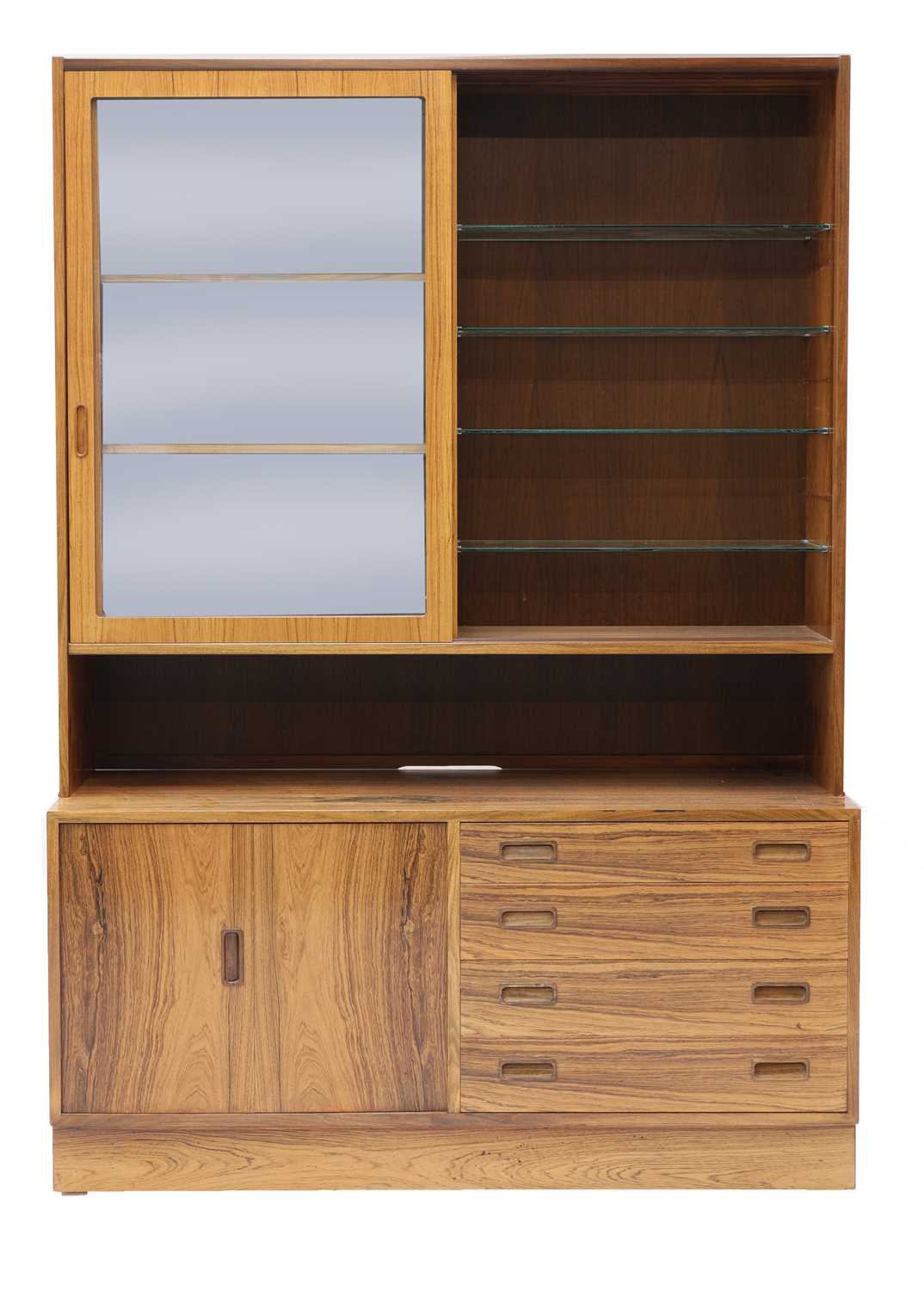 Lot 492 - A Danish rosewood bookcase