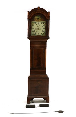 Lot 286 - A mahogany longcase clock