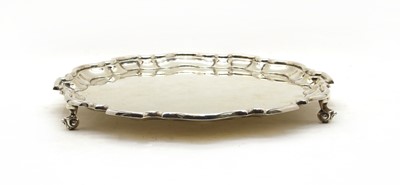 Lot 28 - A George VI silver salver, by Viner's Ltd