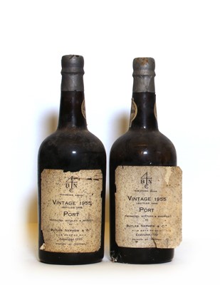 Lot 189 - Butler Nephew & Co, Vintage Port, 1955, two bottles