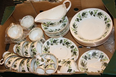 Lot 127 - A quantity of Coalport Ivy Leaf pattern dinner and teawares