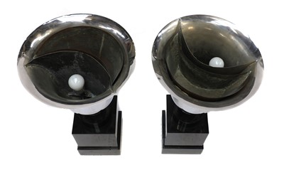 Lot 186 - A pair of Art Deco uplighters