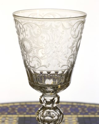 Lot 877 - A Bohemian drinking glass