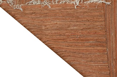 Lot 465 - An English oatmeal-coloured handwoven rug