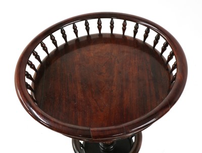 Lot 274 - A Victorian rosewood occasional table