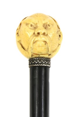 Lot 170A - AN IVORY-MOUNTED WALKING CANE