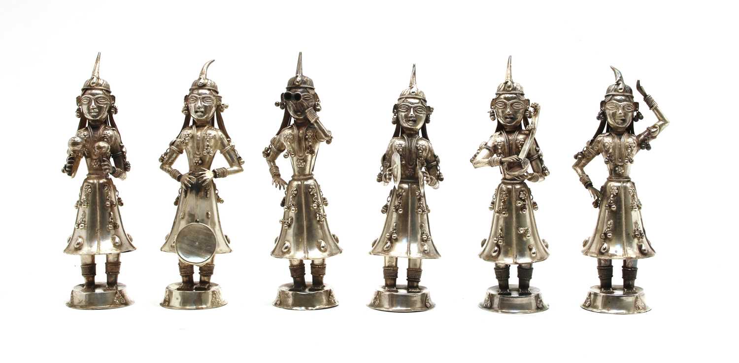 Lot 1 - Six Indian white metal musicians