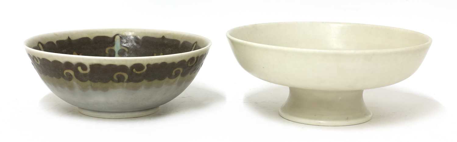 Lot 109 - Two Pilkington's Royal Lancastrian bowls